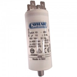 Condensateur COMAR 10 µF à cosses