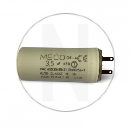 Condensateur MECO 3,5 uF pour volet roulant Somfy ou Simu