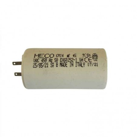 Condensateur MECO 6 µF pour volet roulant Somfy ou Simu