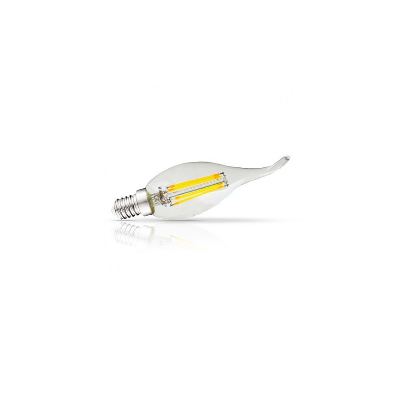 Ampoule LED E14 Filament Coup de vent 4W 2700°K