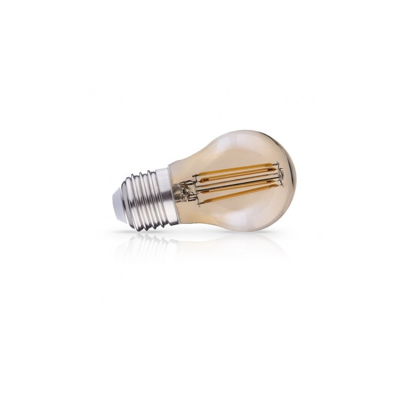 Ampoule LED E27 G45 Filament 4W 2700°K Golden Boite