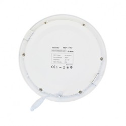 Plafonnier LED Blanc Ø225 18W 3000°K